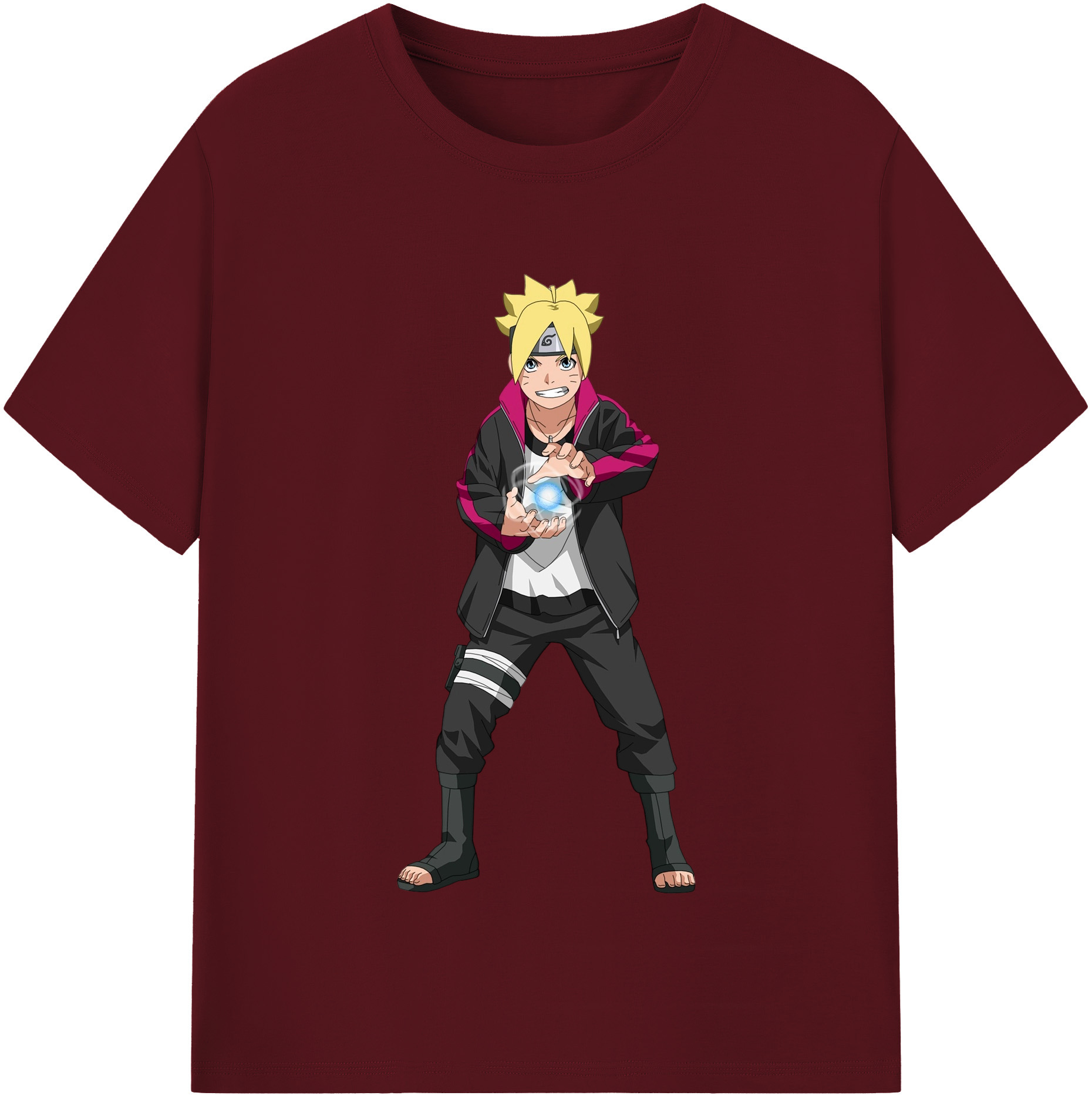（画像用） NARUTO -ナルト- うずまき ボルト Uzumaki Boruto 綿100％半袖Tシャツ（フロントプリント）